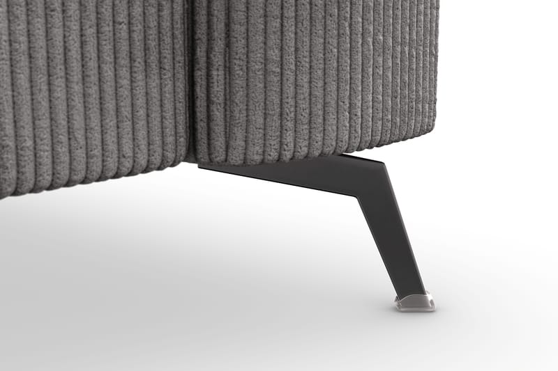 Ocean Lyx 3-sits Manchestersoffa - Mörkgrå - Möbler - Soffa - 3 sits soffa