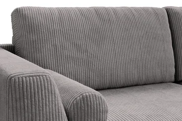 Ocean Lyx 3-sits Manchestersoffa - M örkgrå - Möbler - Soffa - 3 sits soffa