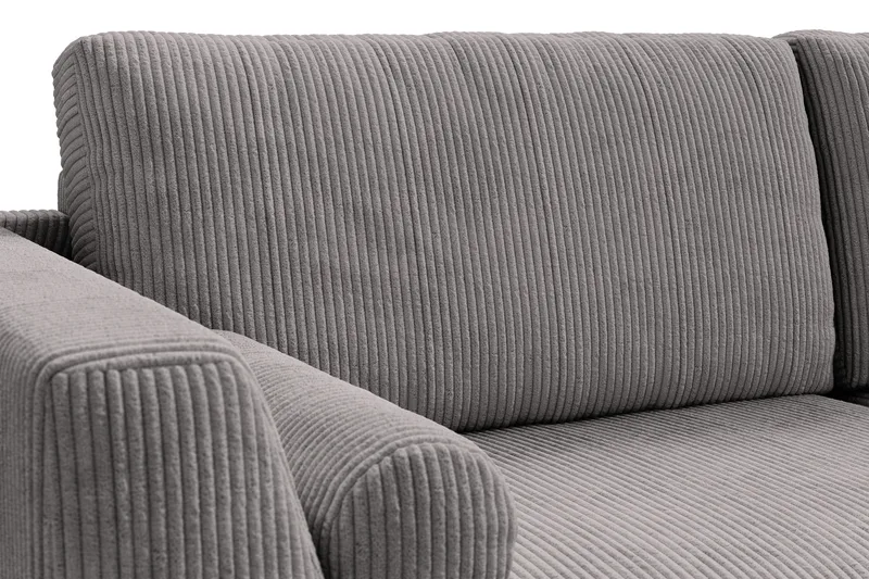 Ocean Lyx 3-sits Manchestersoffa - Mörkgrå - Möbler - Soffa - 3 sits soffa