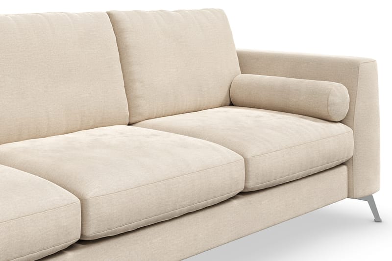 Ocean Lyx 3-sits Sammetssoffa - Beige - Möbler - Soffa - Sammetssoffa