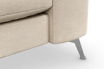 Ocean Lyx 3-sits Sammetssoffa - Beige - Möbler - Soffa - Sammetssoffa