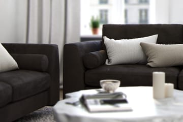 Ocean Lyx 3-sits Sammetssoffa - Mörkgrå - Möbler - Soffa - Sammetssoffa