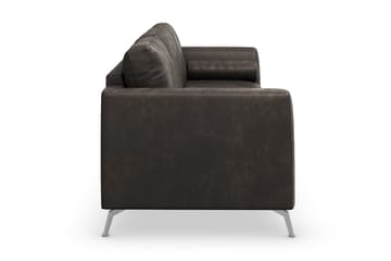 Ocean Lyx 3-sits Soffa i Konstläder - Mörkgrå - Möbler - Soffa - Skinnsoffa