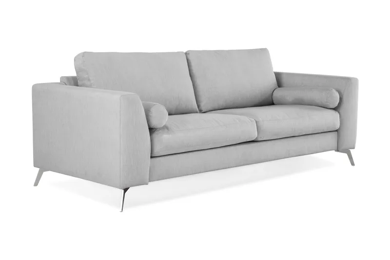 Ocean Lyx 3-sits Tygsoffa - Grå - Möbler - Soffa - 3 sits soffa