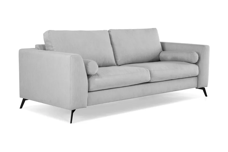 Ocean Lyx 3-sits Tygsoffa - Grå - Möbler - Soffa - 3 sits soffa