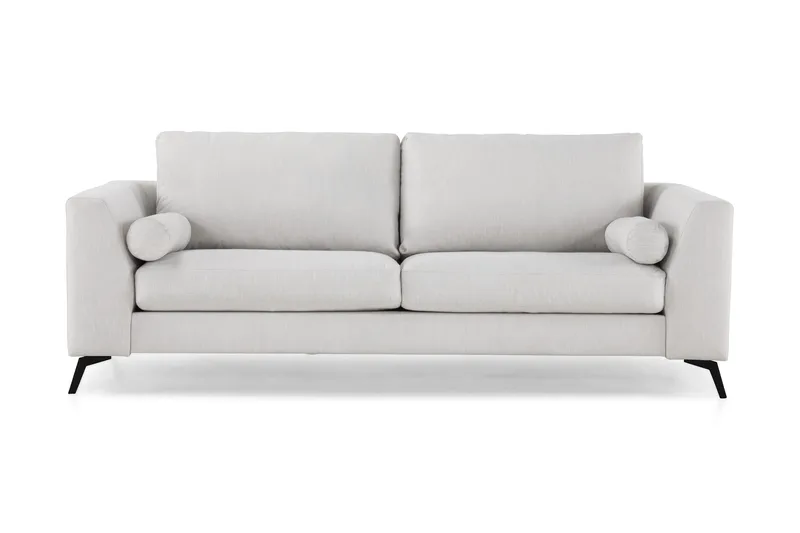 Ocean Lyx 3-sits Tygsoffa - Ljusgrå - Möbler - Soffa - 3 sits soffa