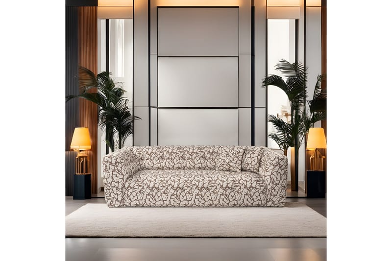 Octavian Soffa 2-sits - Brun - Möbler - Soffa - 3 sits soffa