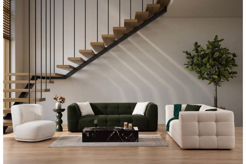 Octavian Soffa 3-sits - Grön - Möbler - Soffa - 3 sits soffa