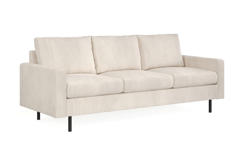 Peppe 3-sits Manchestersoffa - Beige - Möbler - Soffa - 3 sits soffa