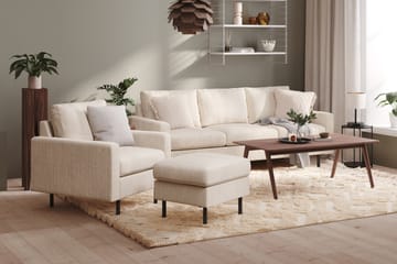 Peppe 3-sits Manchestersoffa - Beige - Möbler - Soffa - 3 sits soffa