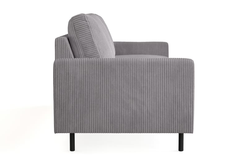 Peppe 3-sits Manchestersoffa - Grå - Möbler - Soffa - 3 sits soffa