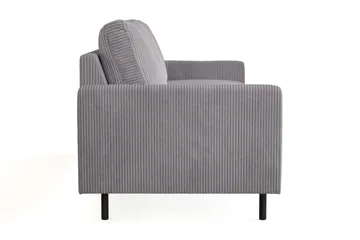Peppe 3-sits Manchestersoffa - Mörkgrå - Möbler - Soffa - 3 sits soffa