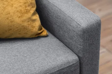 Peppe 3-sits Tygsoffa - Ljusgrå - Möbler - Soffa - 3 sits soffa