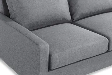 Peppe 3-sits Tygsoffa - Ljusgrå - Möbler - Soffa - 3 sits soffa