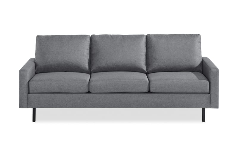 Peppe 3-sits Tygsoffa - Ljusgrå - Möbler - Soffa - 3 sits soffa