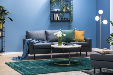 Peppe 3-sits Tygsoffa - Mörkgrå - Möbler - Soffa - 3 sits soffa