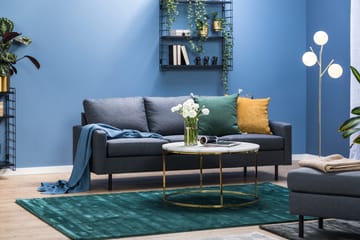 Peppe 3-sits Tygsoffa - Mörkgrå - Möbler - Soffa - 3 sits soffa