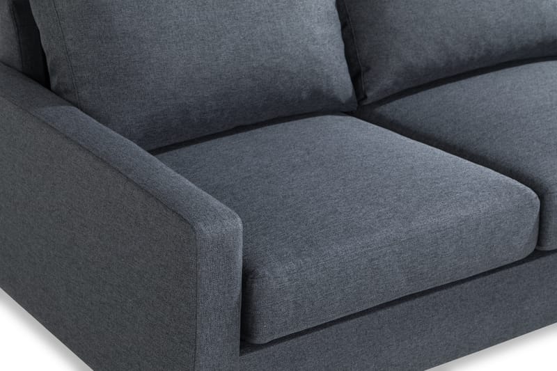 Peppe 3-sits Tygsoffa - Mörkgrå - Möbler - Soffa - 3 sits soffa