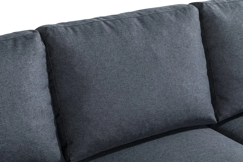 Peppe 3-sits Tygsoffa - Mörkgrå - Möbler - Soffa - 3 sits soffa