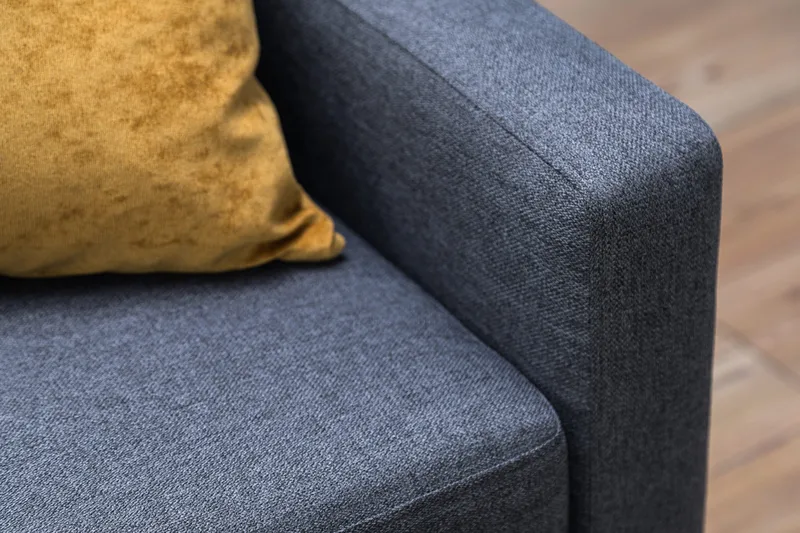 Peppe 3-sits Tygsoffa - Mörkgrå - Möbler - Soffa - 3 sits soffa