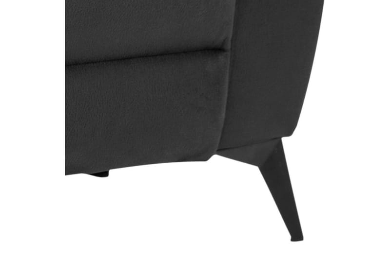 Ranas 3-sits Soffa Elektrisk - Grå/Svart - Möbler - Soffa - 3 sits soffa