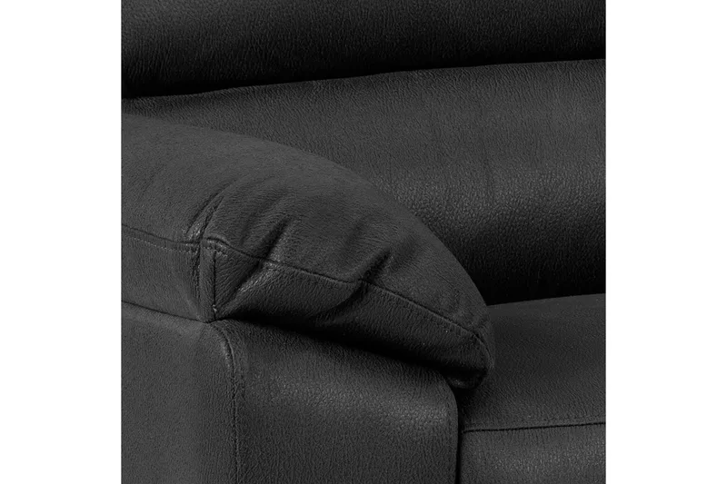 Ranas 3-sits Soffa Elektrisk - Grå/Svart - Möbler - Soffa - 3 sits soffa