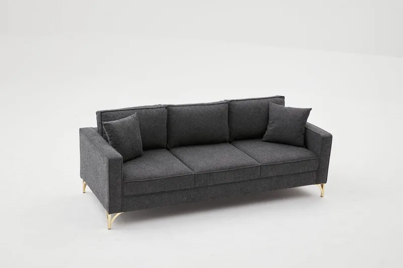 Retzow Soffa 3-sits - Antracit - Möbler - Soffa - 3 sits soffa