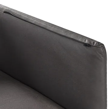 3-sits soffa Revsnes - Svart - Möbler - Soffa - Skinnsoffa