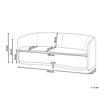 3-sits soffa Roset - Beige - Möbler - Soffa - 3 sits soffa