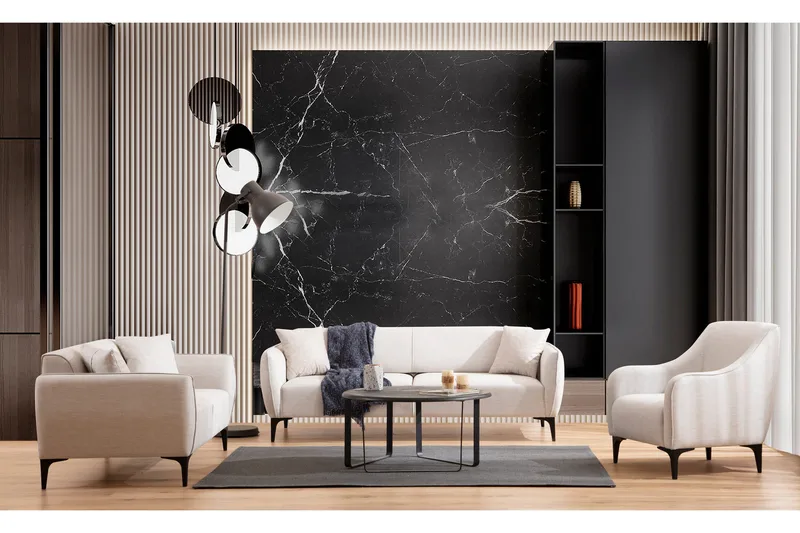 Rossland Soffa 3-sits - Vit - Möbler - Soffa - 3 sits soffa