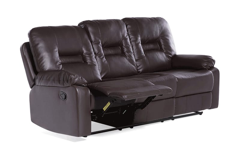 Rovik Soffa 3 Sits - Brun - Möbler - Soffa - Biosoffa & reclinersoffa - 3 sits biosoffa & reclinersoffa