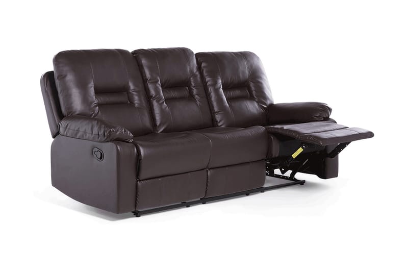 Rovik Soffa 3 Sits - Brun - Möbler - Soffa - Biosoffa & reclinersoffa - 3 sits biosoffa & reclinersoffa