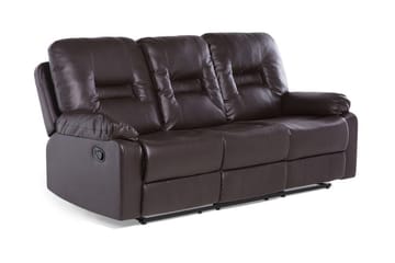 Rovik Soffa 3 Sits - Brun - Möbler - Soffa - Biosoffa & reclinersoffa - 3 sits biosoffa & reclinersoffa