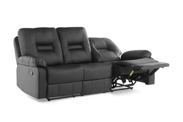 Rovik Soffa 3 Sits - Svart - Möbler - Soffa - Biosoffa & reclinersoffa - 3 sits biosoffa & reclinersoffa