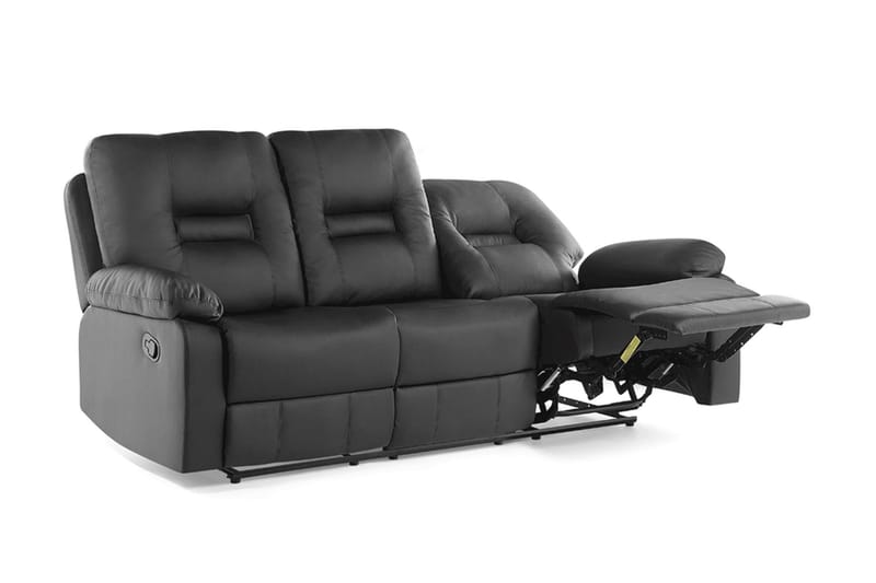 Rovik Soffa 3 Sits - Svart - Möbler - Soffa - Biosoffa & reclinersoffa - 3 sits biosoffa & reclinersoffa