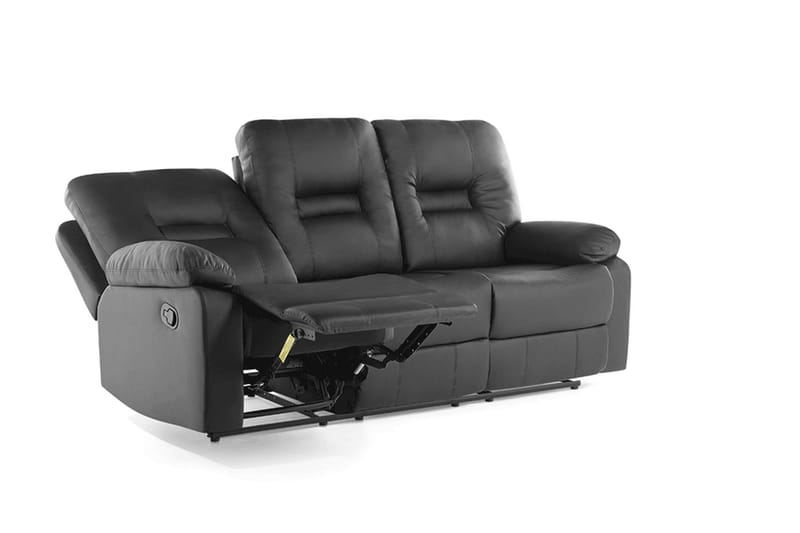 Rovik Soffa 3 Sits - Svart - Möbler - Soffa - Biosoffa & reclinersoffa - 3 sits biosoffa & reclinersoffa