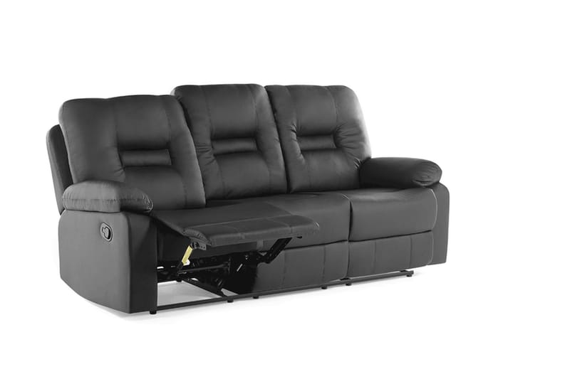 Rovik Soffa 3 Sits - Svart - Möbler - Soffa - Biosoffa & reclinersoffa - 3 sits biosoffa & reclinersoffa