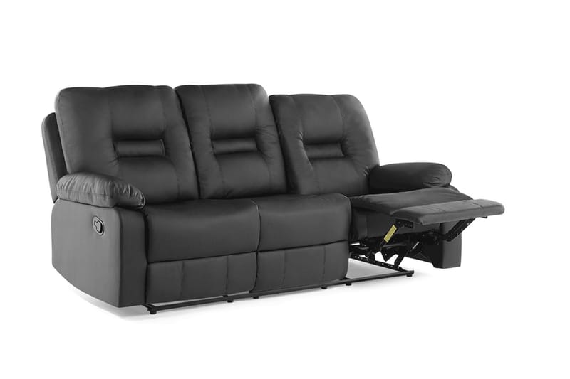 Rovik Soffa 3 Sits - Svart - Möbler - Soffa - Biosoffa & reclinersoffa - 3 sits biosoffa & reclinersoffa
