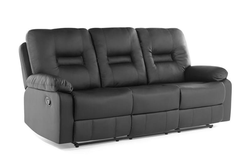 Rovik Soffa 3 Sits - Svart - Möbler - Soffa - Biosoffa & reclinersoffa - 3 sits biosoffa & reclinersoffa