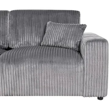 3-sits soffa Sandora - Grå, svart - Möbler - Soffa - 3 sits soffa