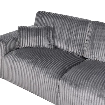 3-sits soffa Sandora - Grå, svart - Möbler - Soffa - 3 sits soffa