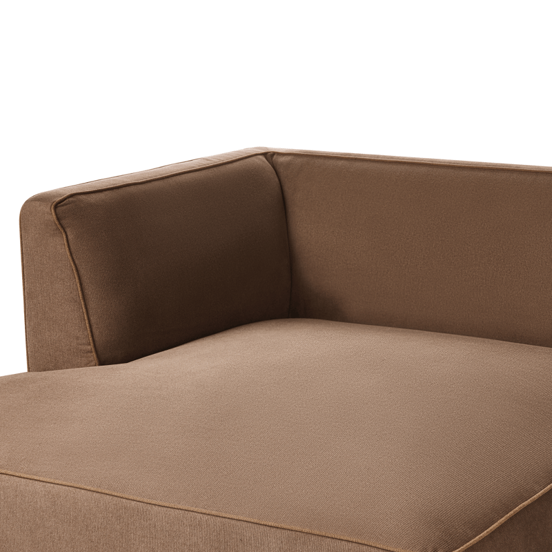 3-sits soffa Sater Högervänd - Brun - Möbler - Soffa - Divansoffa & schäslongsoffa - 3 sits soffa med divan