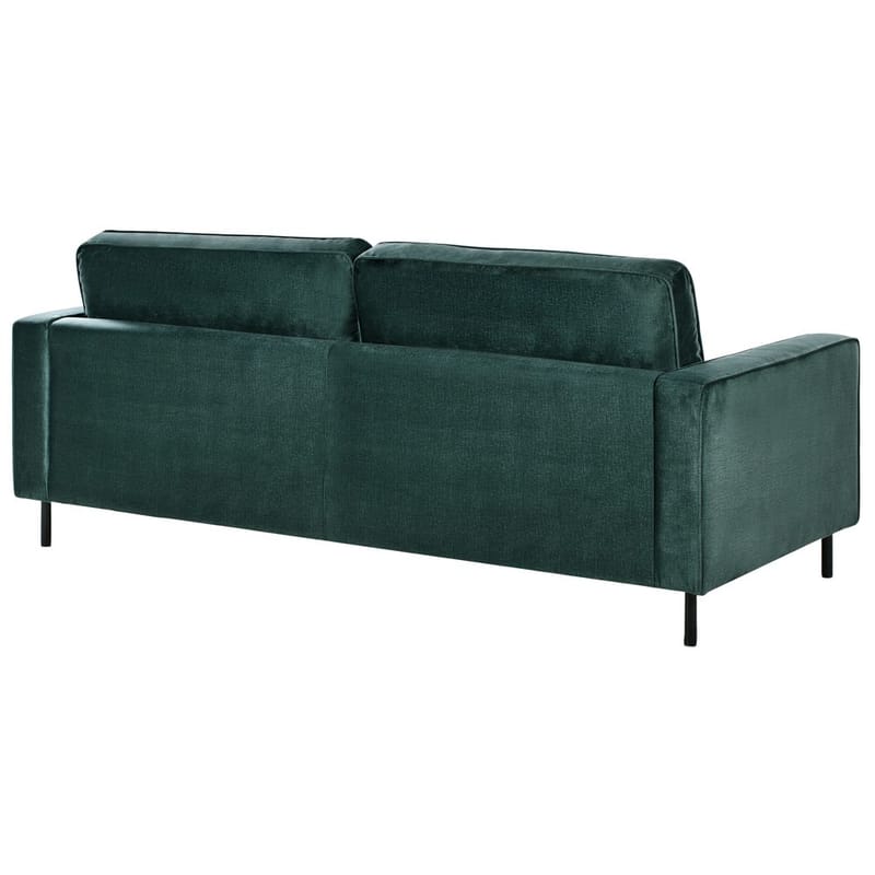 3-sits soffa Savalen - Grön, Svart - Möbler - Soffa - Sammetssoffa
