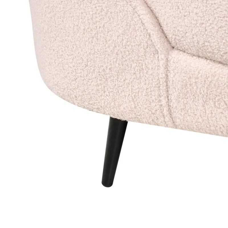 3-sits soffa Savar - Beige, svart - Möbler - Soffa - 3 sits soffa