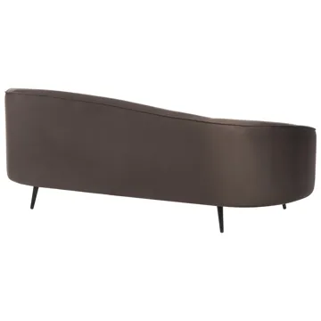 3-sits soffa Savar - Mörkbrun - Möbler - Soffa - Sammetssoffa