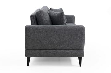 Selder Bäddbar Djup Bäddsoffa i Tyg - Grå - Möbler - Soffa - Bäddsoffa - 3 sits bäddsoffa