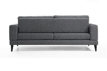 Selder Bäddbar Djup Bäddsoffa i Tyg - Grå - Möbler - Soffa - Bäddsoffa - 3 sits bäddsoffa