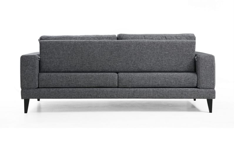 Selder Bäddbar Djup Bäddsoffa i Tyg - Grå - Möbler - Soffa - Bäddsoffa - 3 sits bäddsoffa