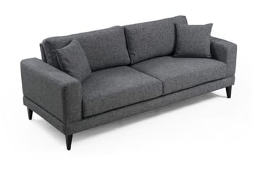 Selder Bäddbar Djup Bäddsoffa i Tyg - Grå - Möbler - Soffa - Bäddsoffa - 3 sits bäddsoffa