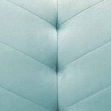 3-sits soffa Senja - Blått, mörkt trä - Möbler - Soffa - Sammetssoffa